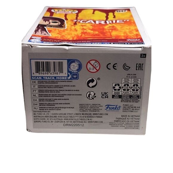 New in Box Funko POP! Movies: Carrie (Telekenesis) 1247 Figurine Collectible - Picture 6 of 7